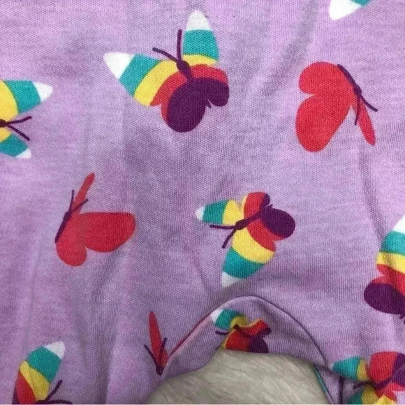 Pekkle Footed Onesie  Pajamas Purple/Pink Size 3 Months - Picture 12 of 16